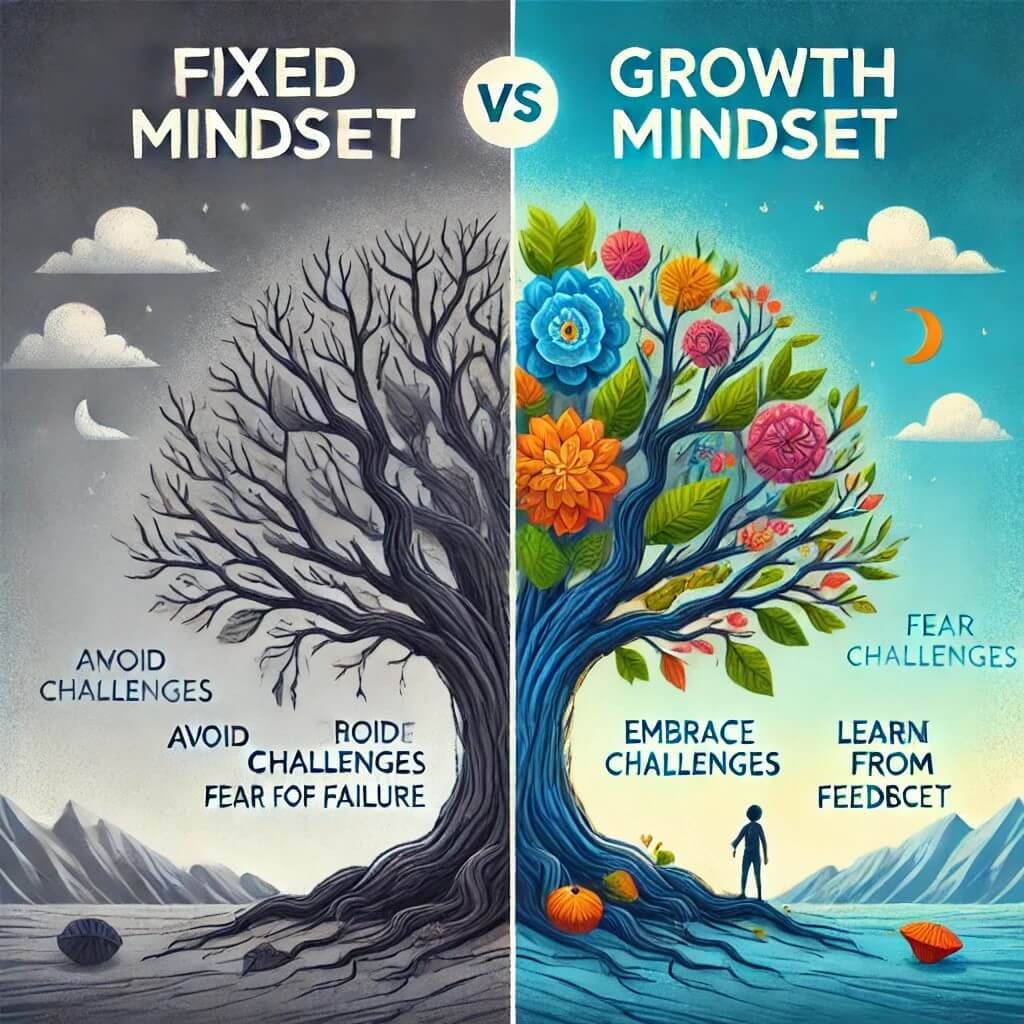 고정관념과 성장 마인드셋의 차이