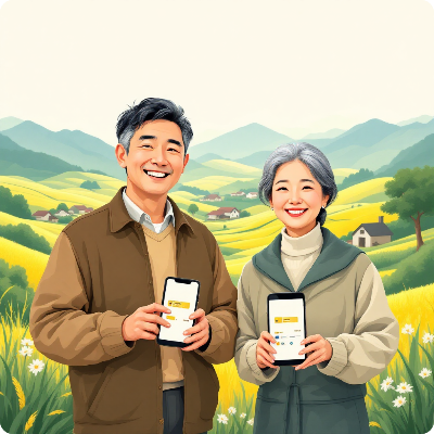 순창군 농어촌 기본소득 이미지