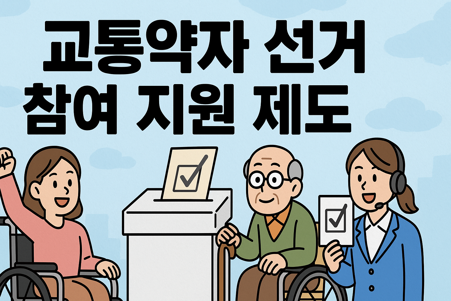 교통약자 선거 참여 지원 제도 총정리