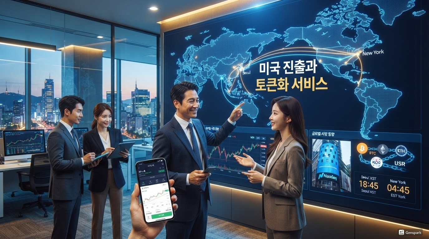미국 진출과 토큰화 서비스