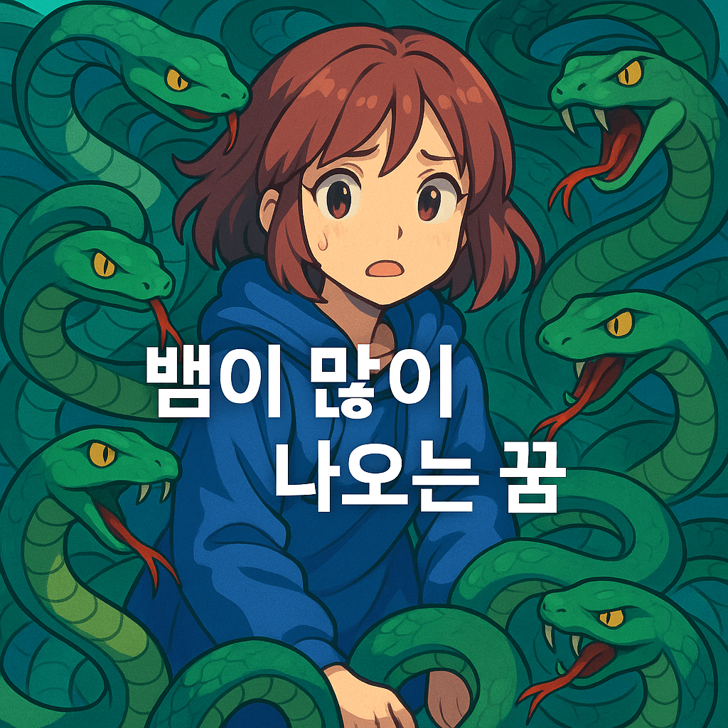 뱀이 많이 나오는 꿈 해몽