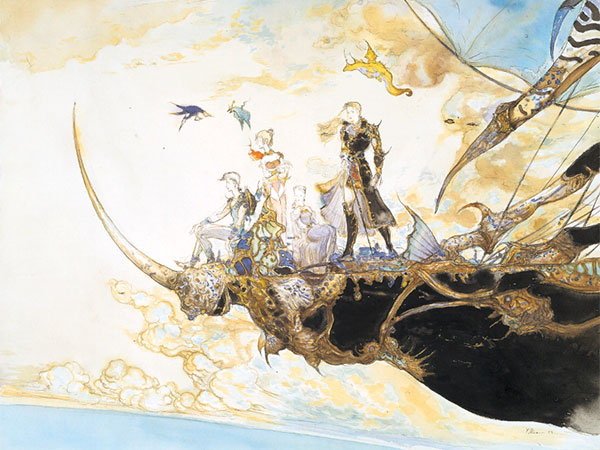 FF V fixel remaster title image