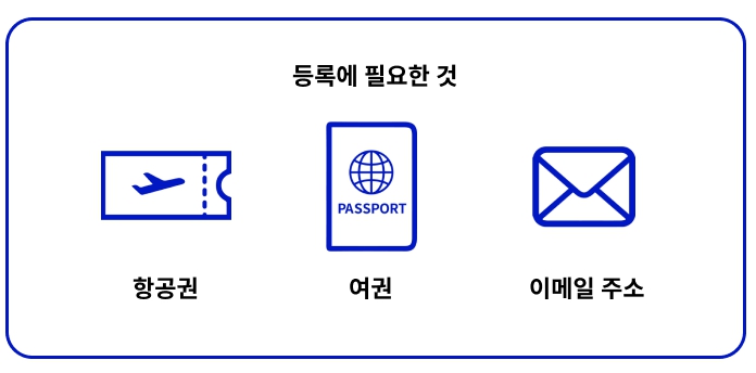 비짓재팬웹 동반가족 등록방법