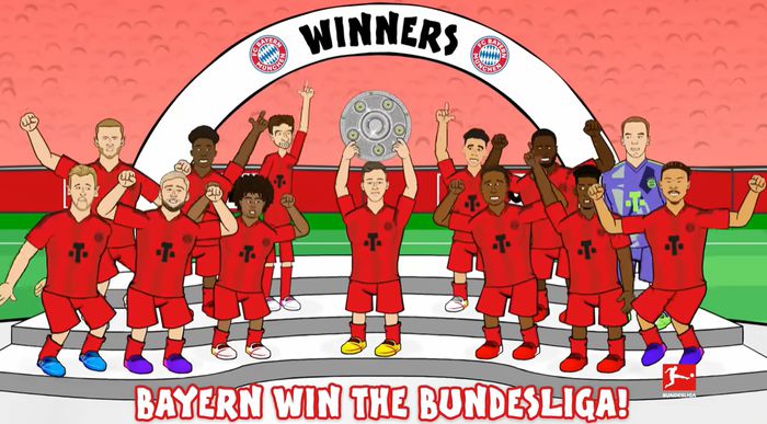 논란이 된 바이에른 뮌헨 우승기념영상