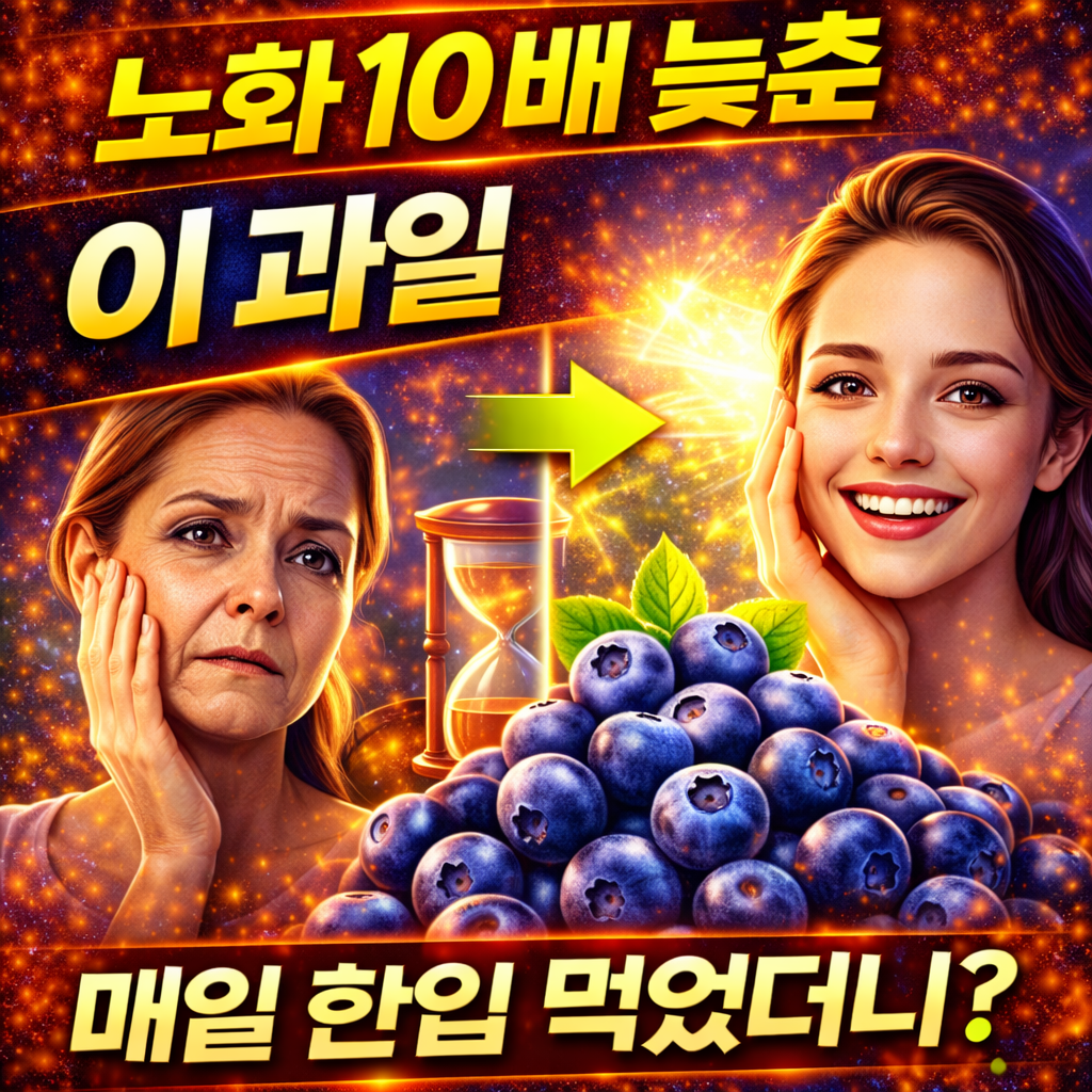 노화 10배 늦춘 압도적인 &lsquo;이 과일&rsquo; 매일 한입 먹었더니?