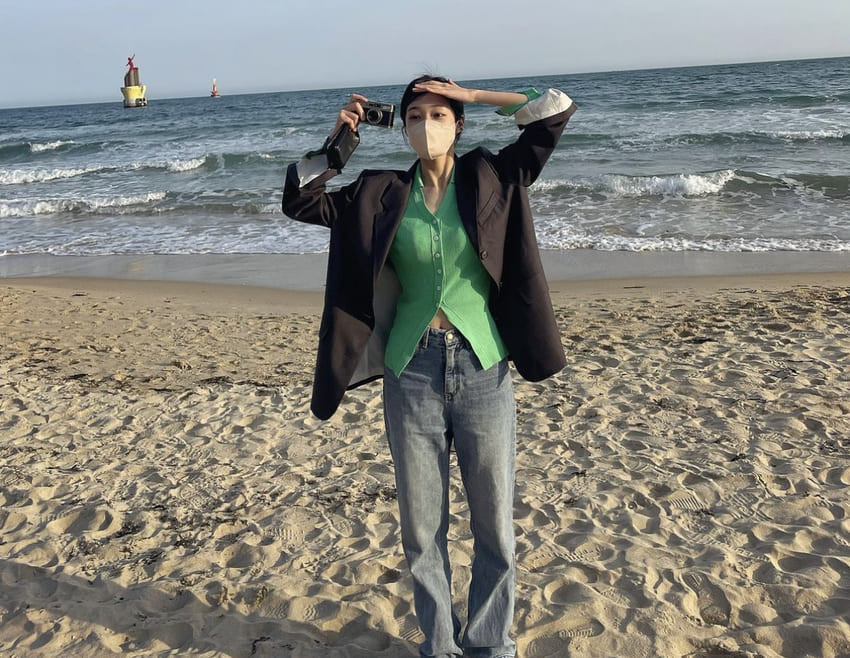 노윤서 사복 패션
