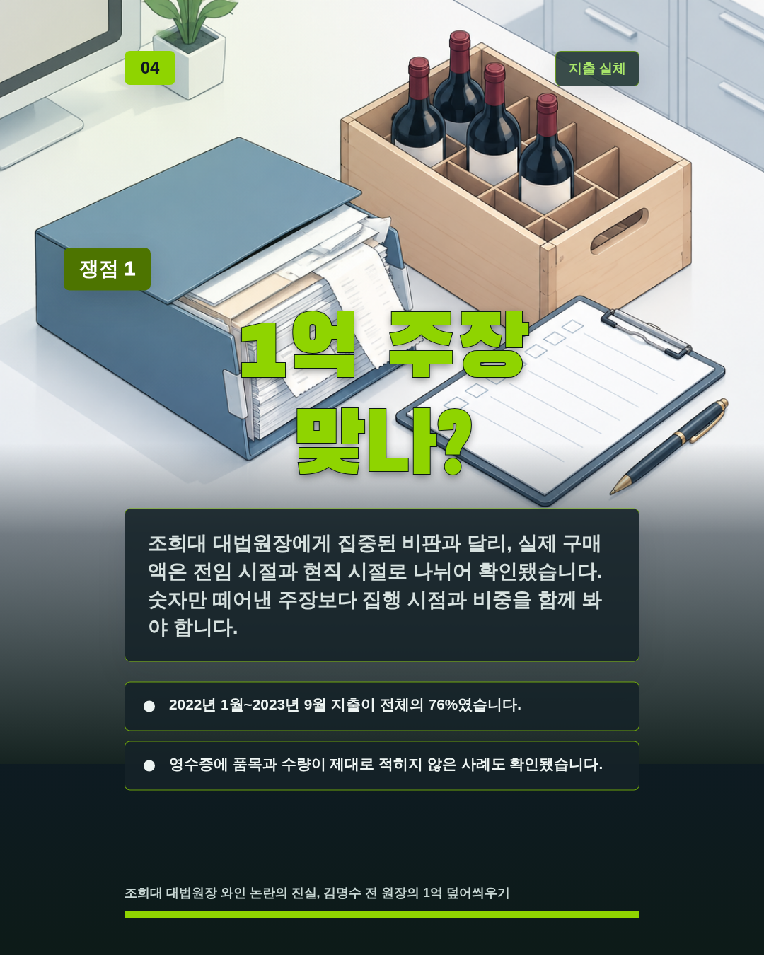 1억 주장 맞나?