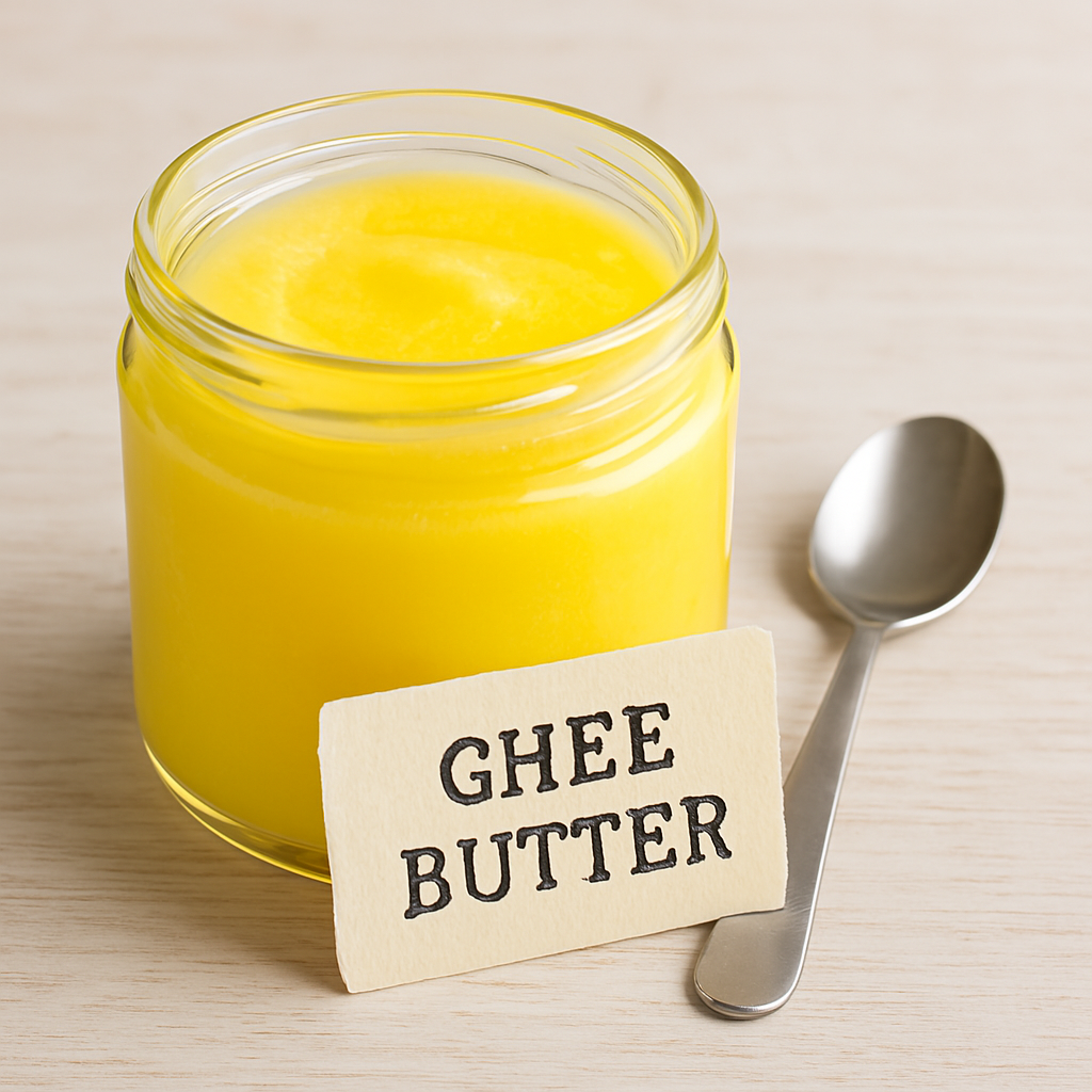 a jar of Ghee butter