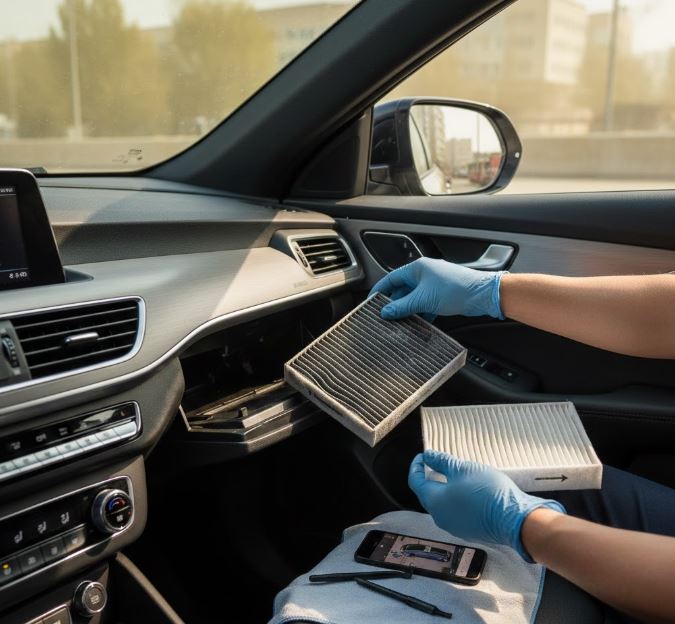 에어컨 필터 셀프 교체법 완벽 정리 (미세먼지, 차종별 난이도) 이미지