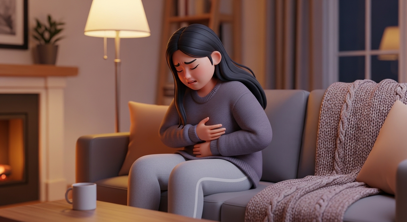 생리통증, 외음부가려움