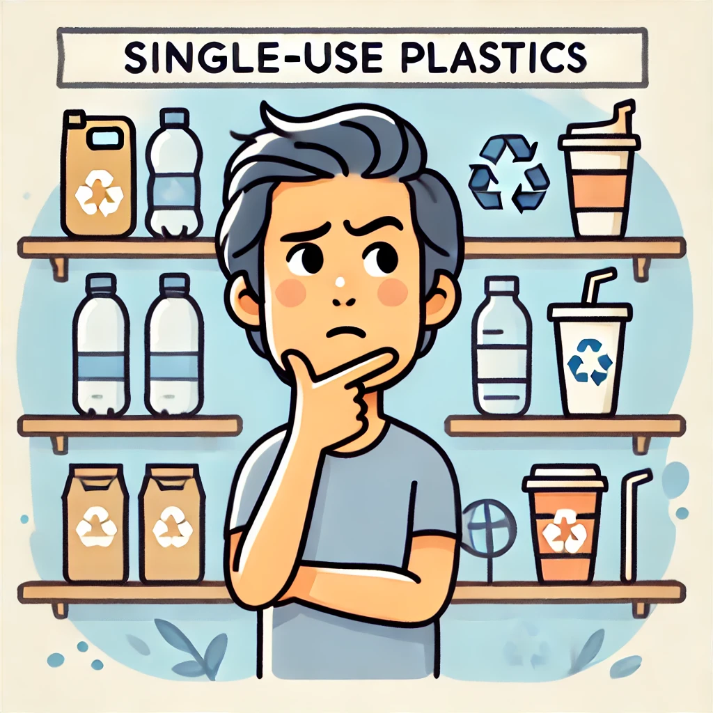 일회용품 고민