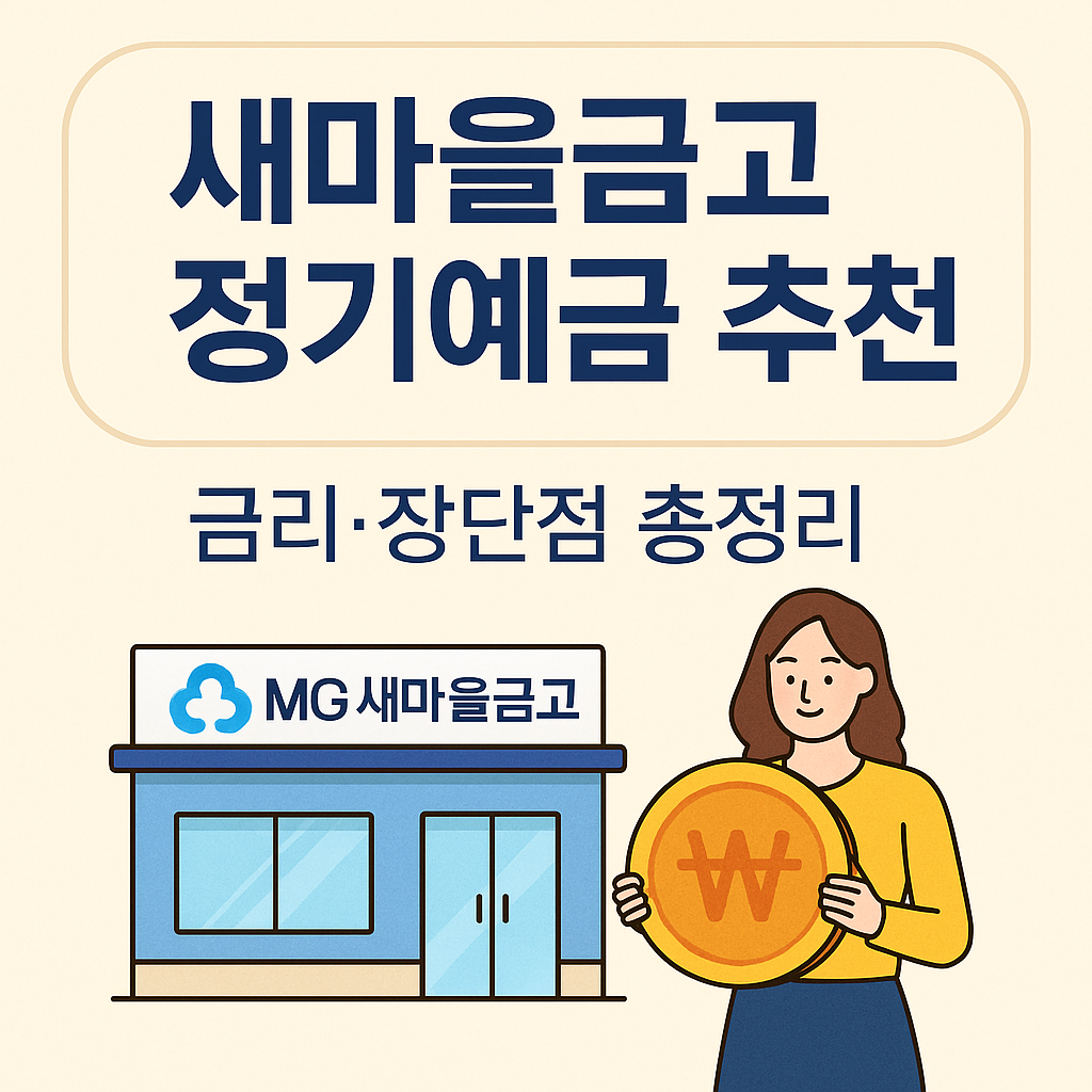 새마을금고 예금