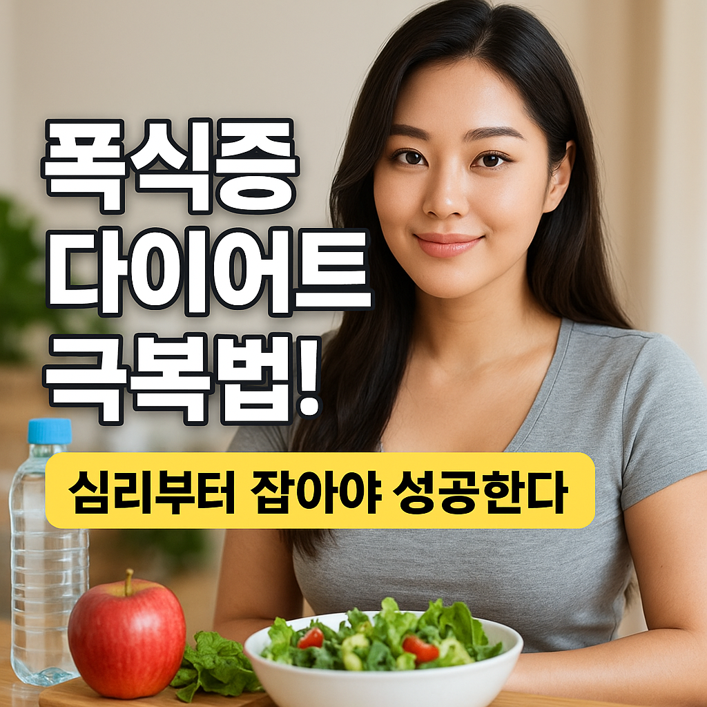 폭식 멈추고 다이어트 성공! 내가 해본 진짜 극복법