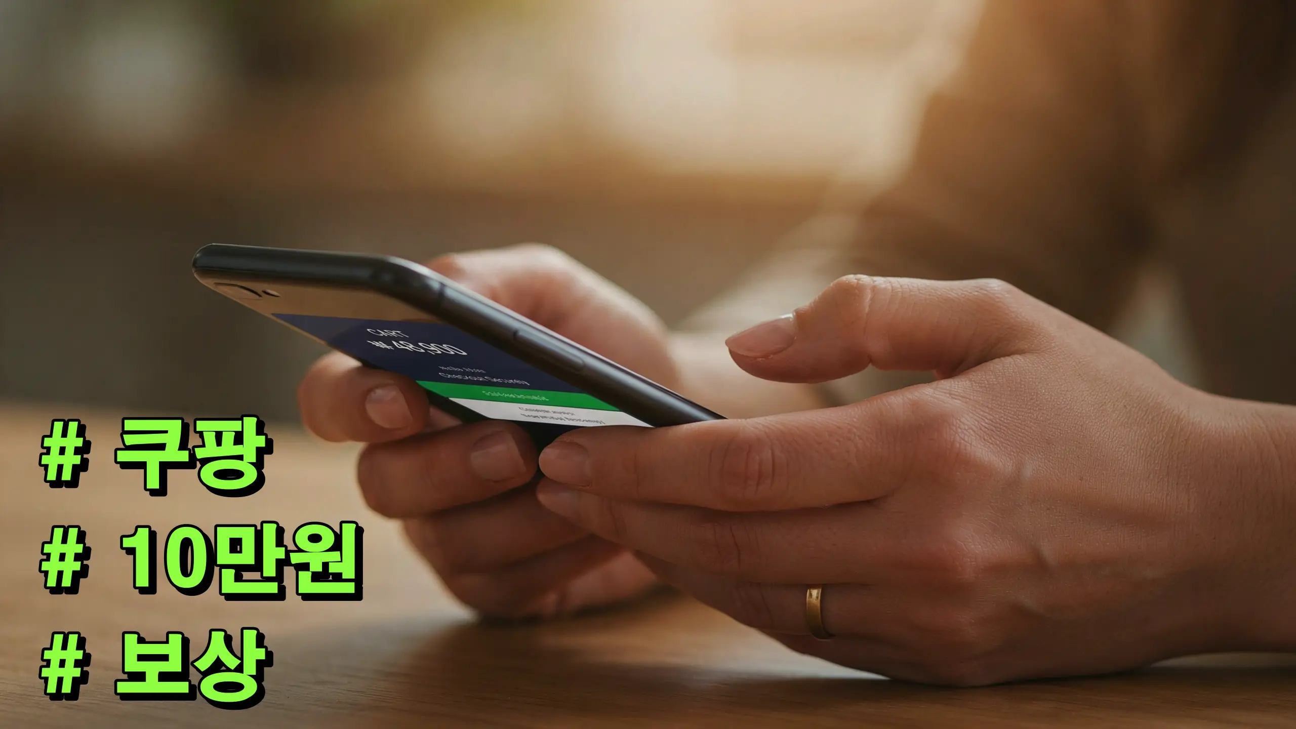 쿠팡 10만원 보상