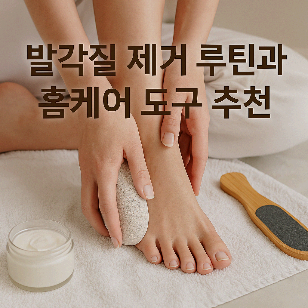 발각질 제거 루틴과 홈케어 도구 추천