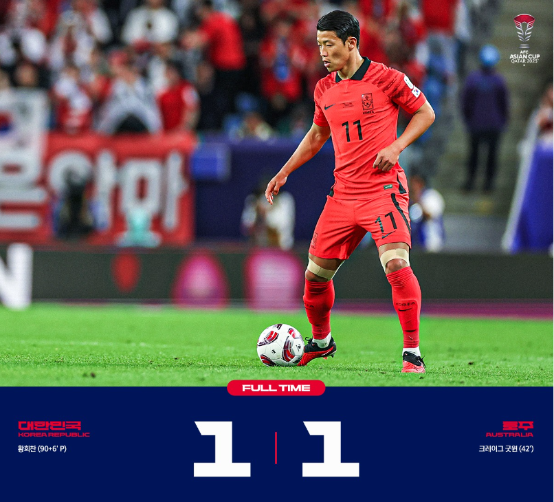 대한민국호주 축구 경기