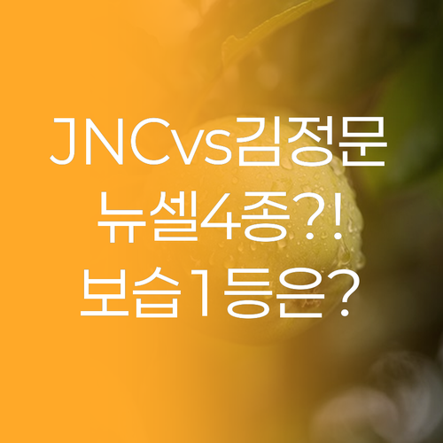 김정문알로에 vs JNC 뉴셀 크림 ..