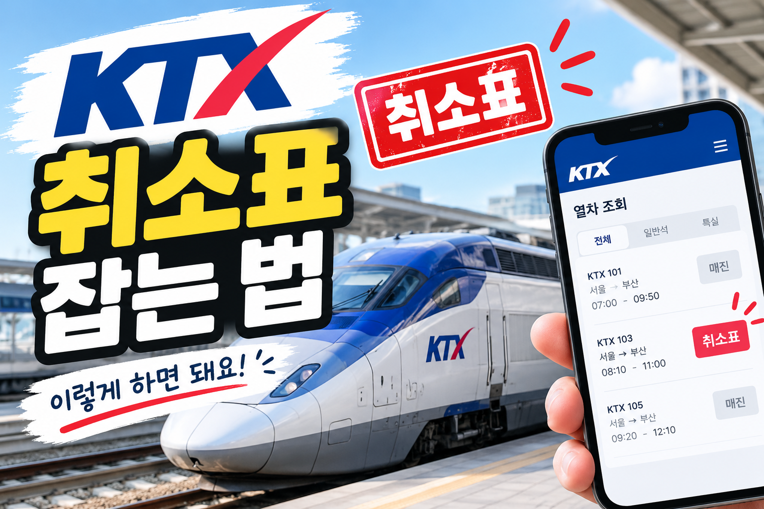 KTX 취소표