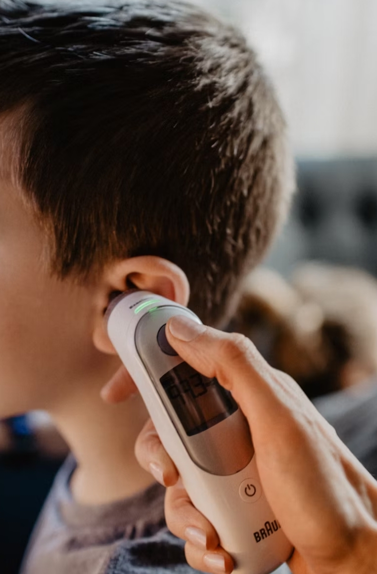 독감 감염 이미지