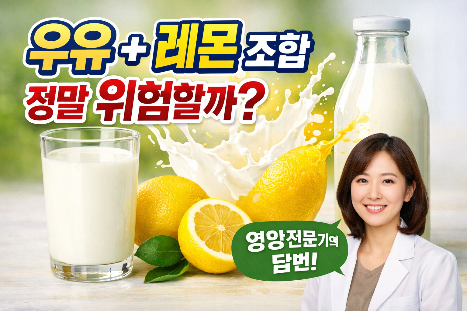 우유와 레몬