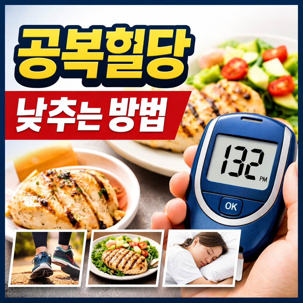 공복혈당 낮추는 방법