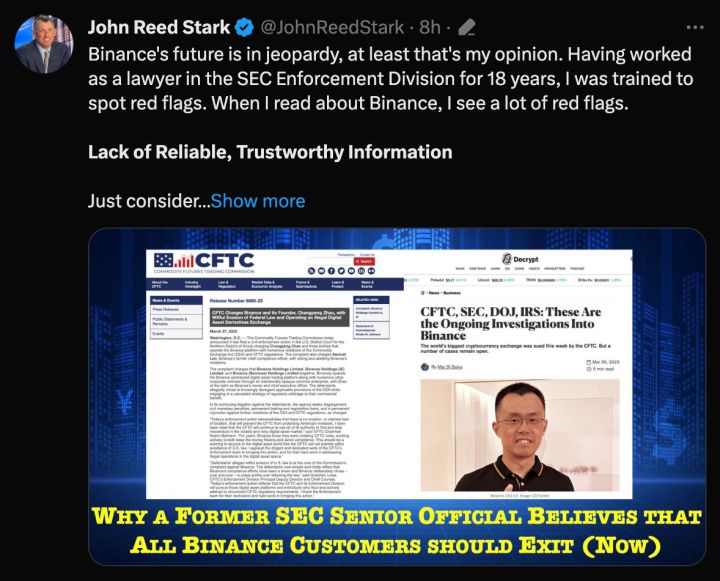 존리드스타크 트윗