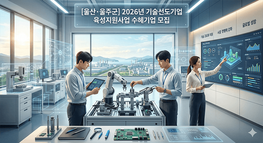 울주군 기술선도기업 육성지원사업 2026 참여기업 모집