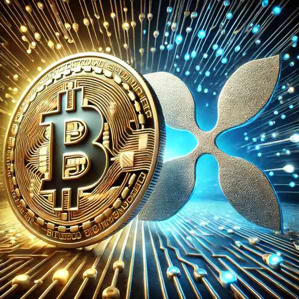 비트코인과 XRP를 상징하는 이미지