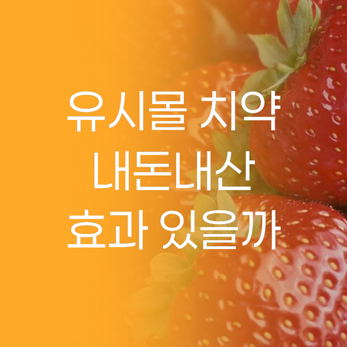 유시몰 화이트닝 치약 내돈내산 후기 