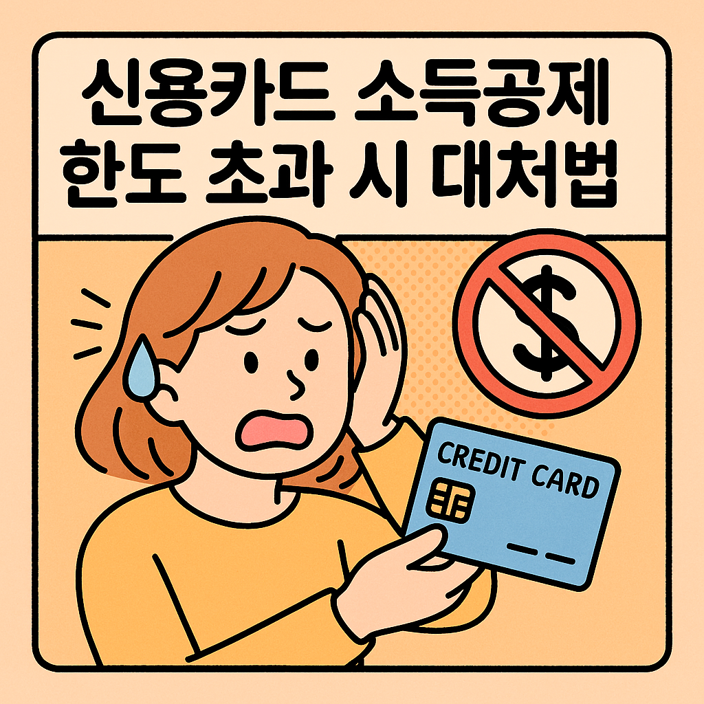 신용카드 소득공제 한도 초과 시 대처법 관련사진