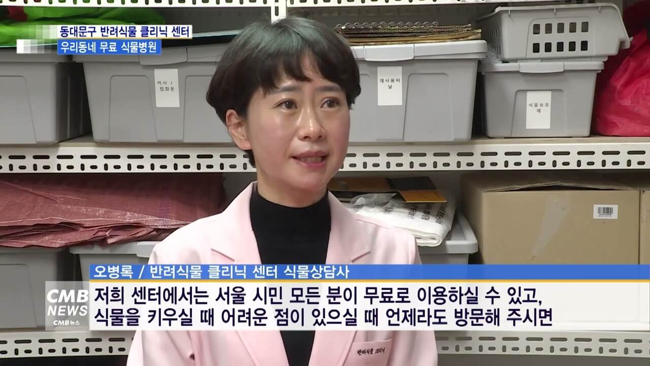 서울시 반려식물 클리닉 신청방법 예약