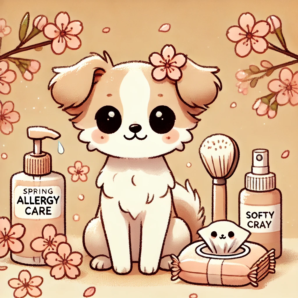 🌸 반려견의 봄철 알레르기 예방과 관리법