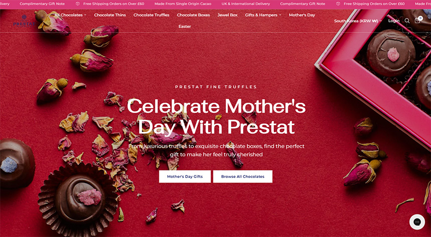 프레셔스-런던(Prestat)-초콜릿