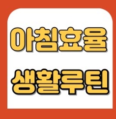 아침을 효율적으로 시작하는 생활 루틴