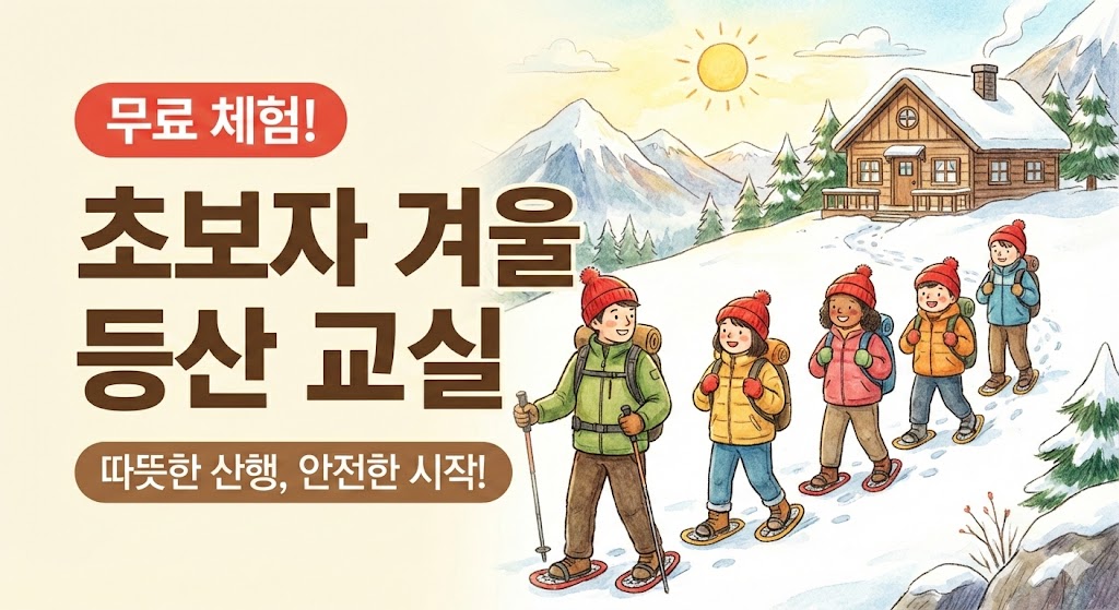 무료 체험 가능한 초보자 겨울 등산 프로그램, 지금 시작하세요