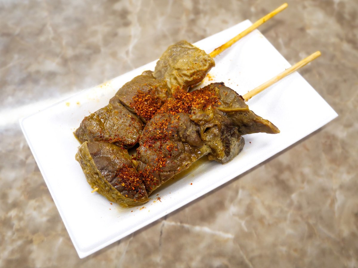 모츠야키 꼬치 예시 사진