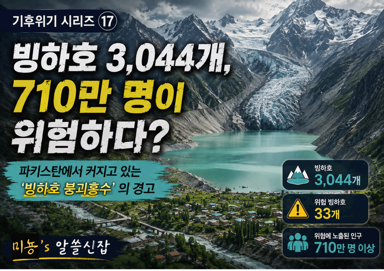 빙하호 3,044개, 710만 명이 위험하다?|파키스탄에서 커지고 있는 '빙하호 붕괴홍수'의 경고