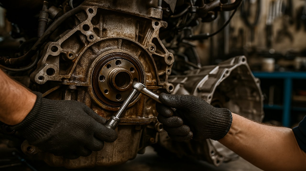 기아 쏘렌토 2018 2.2 디젤 크랭크축 리어 씰 교체 완전정복 - 장인의 노하우