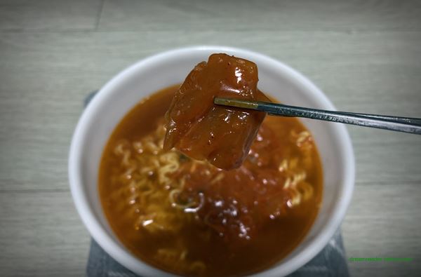 오뚜기 라면비책 김치찌개면 라면 2022년 6월 김치