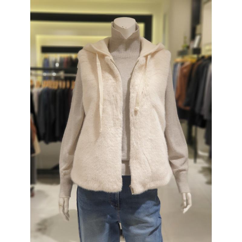 엠씨 인조 퍼조끼 C34F087