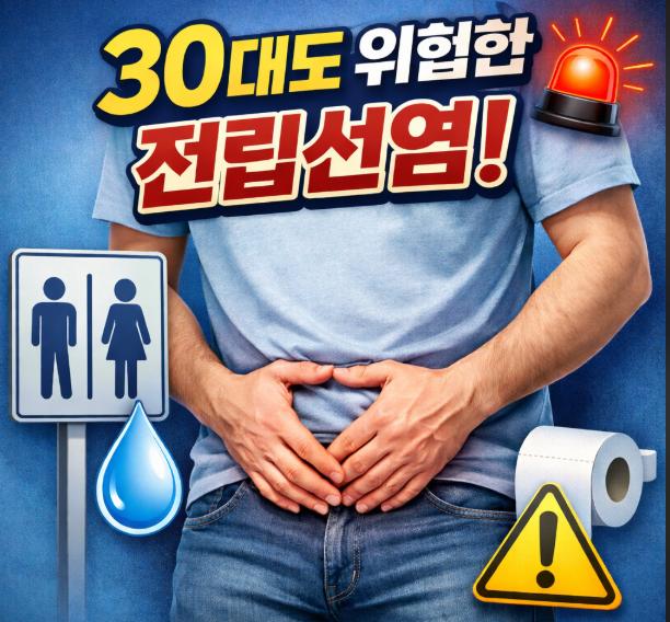 30대 남성도 안심 못 한다 전립선염 증상과 생활관리 방법