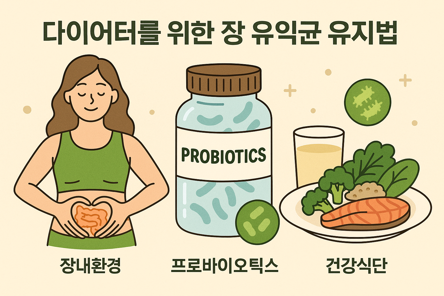 다이어터를 위한 장 유익균 유지법