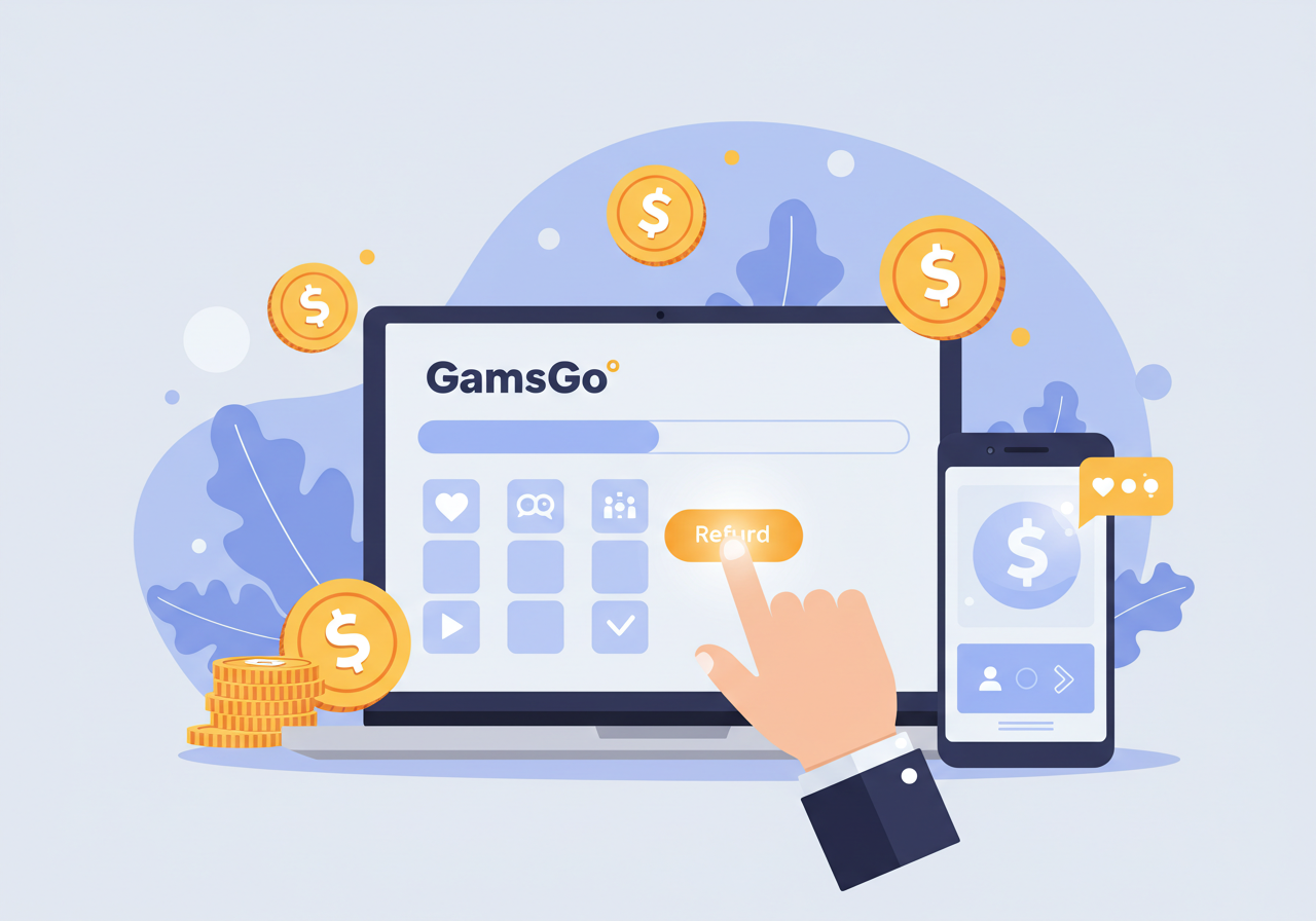 겜스고(GamsGo) 환불&amp;#44; 복잡할까 걱정 마세요! 쉽고 빠르게 받는 방법