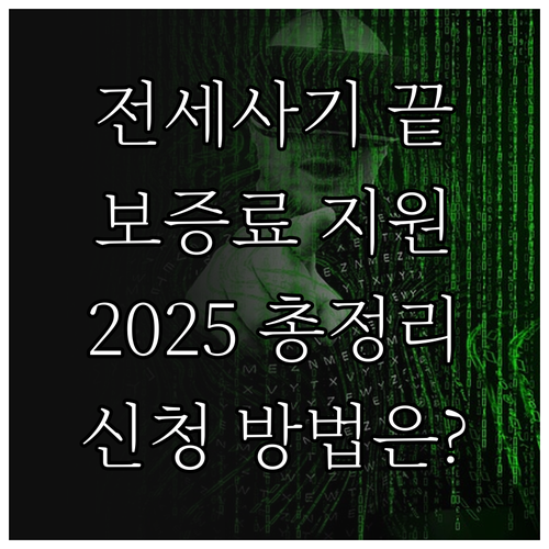 전세사기 불안 끝 2025 전세보증금..