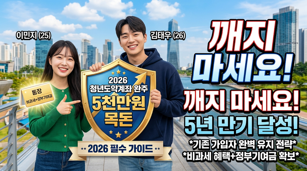 2026 청년도약계좌 완주 필수 가이드