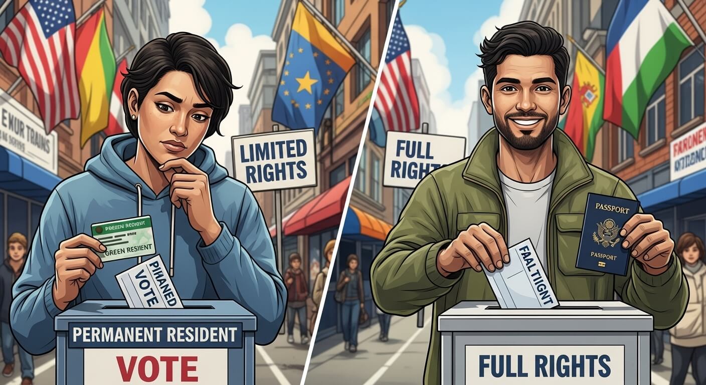 영주권과 시민권의 차이
