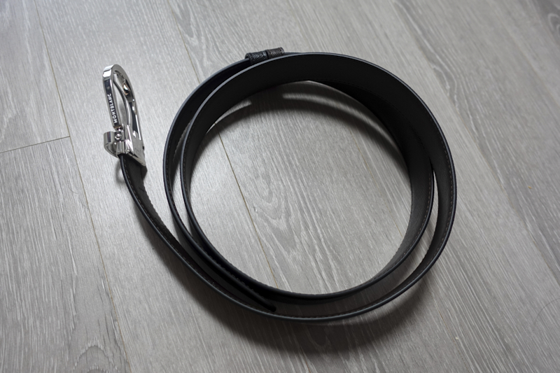 몽블랑 남자벨트 셀프컷팅 본품