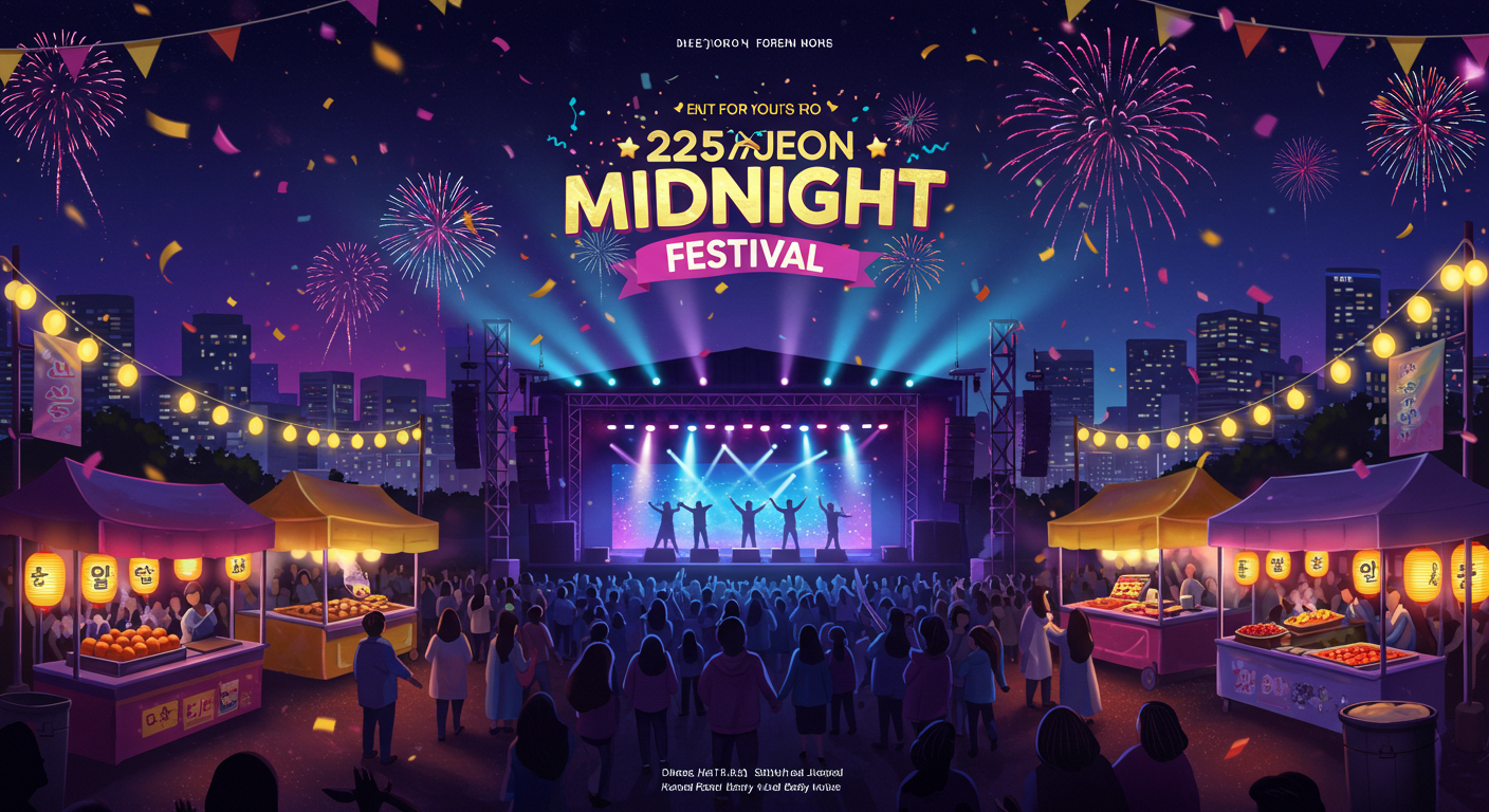 [2025 최신] 대전 0시 축제 완전 정복: 축제 기본 정보부터 먹거리, 공연까지