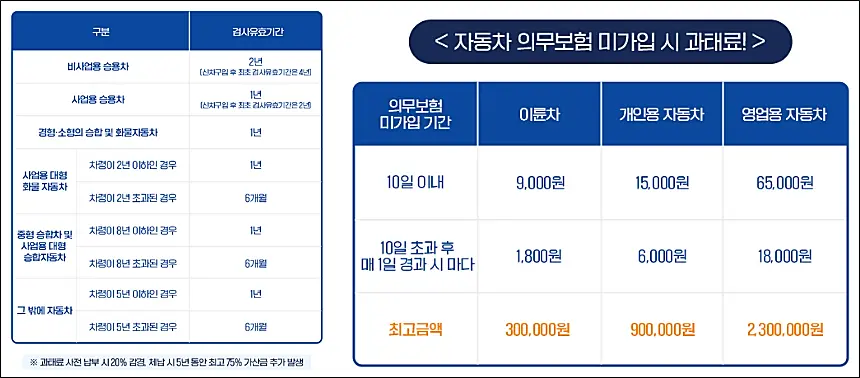 검사유효기간-과태료