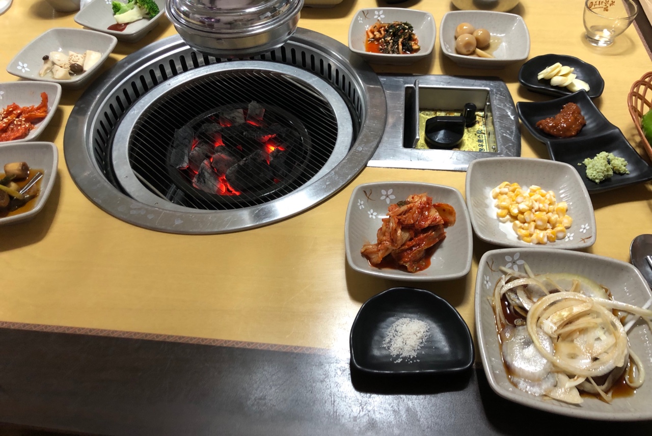 누리한우촌 상차림